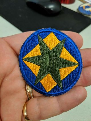 Wwii Us Army 46th Infantry Phantom Division Error Patch Rare Look
