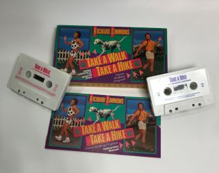 Richard Simmons Take A Walk Take A Hike Cassette Tapes 1991 With Booklet (rare)