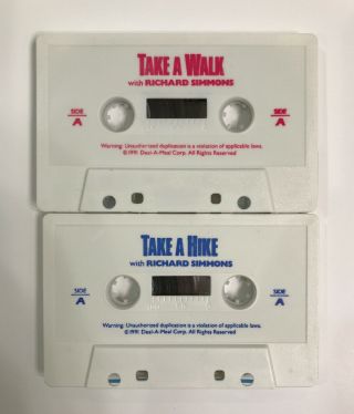 Richard Simmons Take a Walk Take a Hike Cassette Tapes 1991 with Booklet (RARE) 2