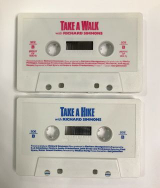 Richard Simmons Take a Walk Take a Hike Cassette Tapes 1991 with Booklet (RARE) 3