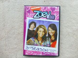 Nickelodeon - Zoey 101 - 3rd Season Volume One - Rare - 3 Disc Set
