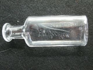 Antique Apothecary Bottle J.  H.  Beckton,  Caro,  Michigan 3