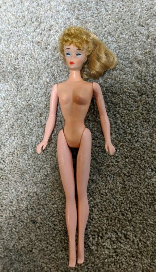 Vintage 1960s Barbie Clone Polly Doll Valentine Ponytail Blonde 11.  5 Fashion