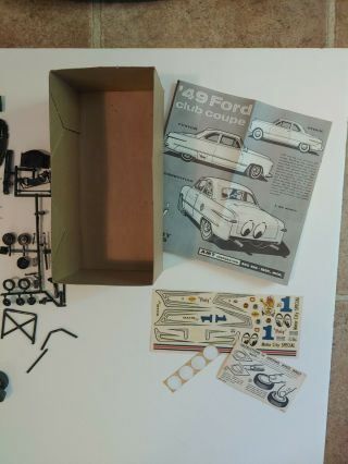AMT 49 Ford Coupe 3 In 1 Kit Over 50 Years Old With $1.  57 Price Sticker 3