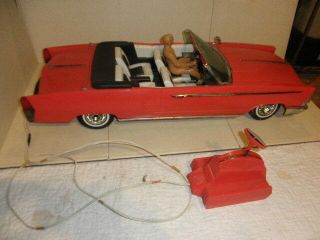 Rare 1964 Deluxe Reading Crusader 101 Remote Control Car Red Toppr Cnvt