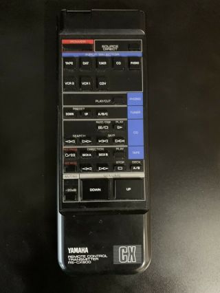 Yamaha Rs - Cx800 Cx Remote Control Transmitter Rare Smoke Home