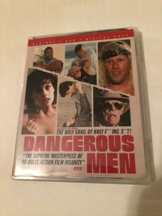 Dangerous Men (blu - Ray/dvd,  2016,  2 - Disc Set) Rare Drafthouse Films Oop