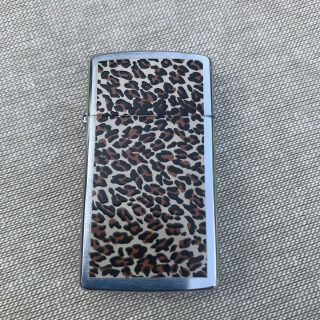 Vintage Zippo Lighter Animal Print Leopard Cheetah Unfired Rare 2001