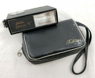 Vintage Toshiba Ts - 80 Royal 7 Camera W/ Case Made In Japan Rare