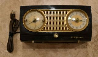 Rare Mid Century Rca Victor 4 - C - 541 Art Deco Vintage Old Radio Clock