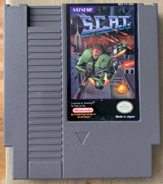 Nes - Scat - Special Cybernetic Attack Team - Nintendo Rare Natsume S.  C.  A.  T.