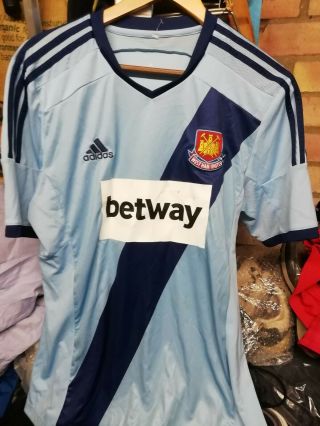 Rare West Ham Away Shirt Large In
