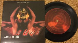 Bush - Little Things Rare 5 " 1995 Ltd Edition Vinyl Trauma Records Alt Rock Ex