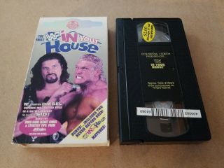 Wwf The First In Your House 1 95 1995 Vhs Coliseum Video Rare Wrestling Wwe