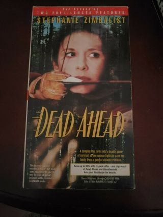Dead Ahead Vhs Rare Action Paramount Screener With Bloodhounds