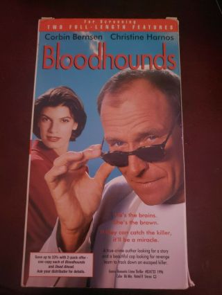 Dead Ahead VHS Rare Action Paramount Screener with Bloodhounds 2