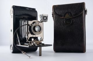 Antique Kodak No 3 Autographic Model H Folding Bellows Film Camera V110