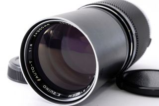 Rare M - System Olympus E.  Zuiko Auto - T 200mm F/4 Lens From Japan A0098