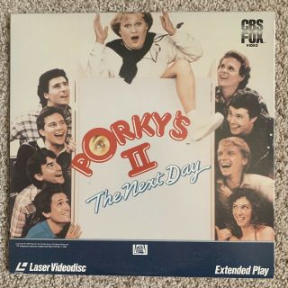 Porky’s Ii - The Next Day Laserdisc - Very Rare Comedy