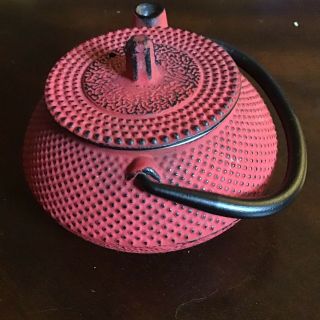 Vintage Tetsubin Japanese Miniature Cast Iron Teapot Model Miniature cast iron 2