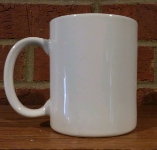 Vtg Ceramic ALPHA PHI ALPHA White w/gold Lettering Coffee Mug Cup RARE Unique 3
