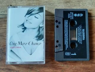 Madonna,  One More Chance,  Rare Uk Cassette Single,  W0337c,  Ex