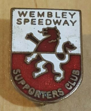 Vintage Wembley Speedway Supporters Club Rare Badge