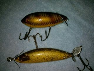 Heddon Wounded Minnow And Baby Crab Wiggler