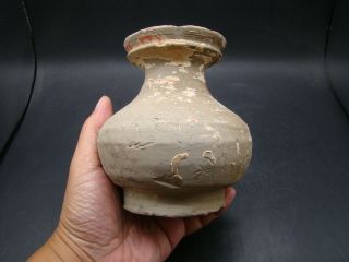 Chinese Han Dynasty (206bc - 220ad) Pottery Jar V3965