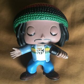 Rare Vaulted Funko Pop Reggae Rasta (bob Marley) Oob