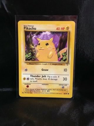 Pikachu E3 Gold Stamped Ultra Rare Promo Pokemon Card