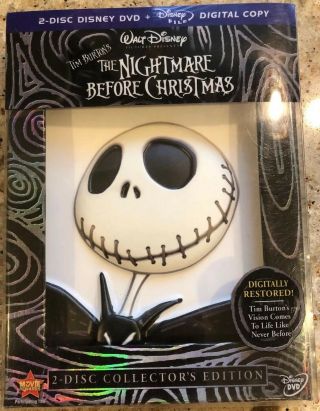 The Nightmare Before Christmas (dvd,  2008,  2 - Disc Set,  Collectors Edition) Rare