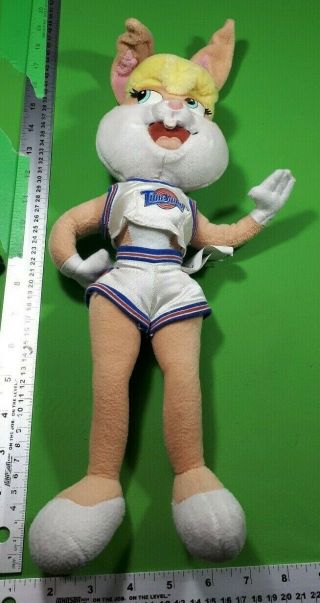 Rare Vintage 1996 Space Jam Lola Bunny Stuff Doll Plush Toy Looney Tunes