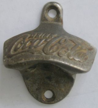 Vintage Antique Drink Coca - Cola Bottle Cap Opener Solid Brass Starr X 1925 Usa