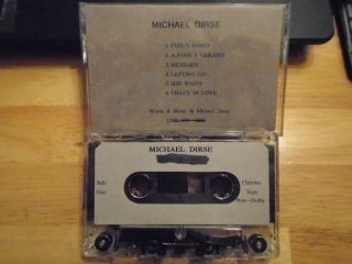 Very Rare Promo Michael Dirse Demo Cassette Tape Sony Songwriter Unreleased Pop