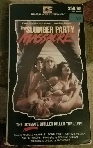 Slumber Party Massacre Vhs Rare 1985