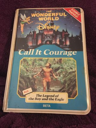 Disney Beta Tape - Call It Courage / Legend Of The Boy & Eagle Rare Oop