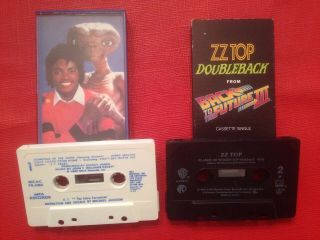 Rare E.  T.  Michael Jackson & Back To The Future Iii Zz Top Music Cassette Tapes
