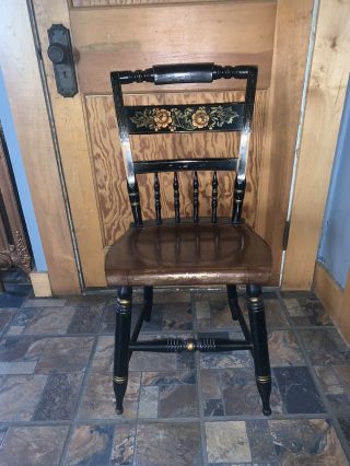 Vintage Stenciled Hitchcock Dining Chair