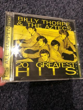 Billy Thorpe & The Aztecs Cd Greatest Hits Rare Aussie Albert 20 Hits