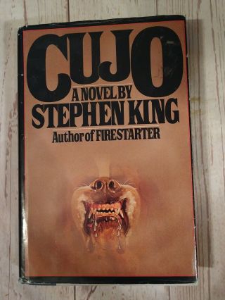 Cujo By Stephen King (hardcover) Large Print Rare