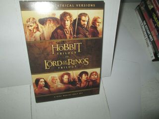 Lord Of The Rings 1 2 3 / Hobbit 1 2 3 Rare (6 Disc) Dvd Box Set Elijah Wood