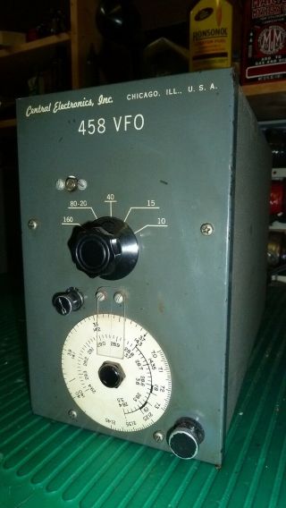 RARE - CENTRAL ELECTRONICS MODEL 458 VFO - 2