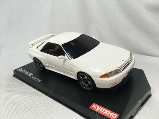 Kyosho Mini - Z Body Nissan Skyline Gt - R R32 White Rare Item