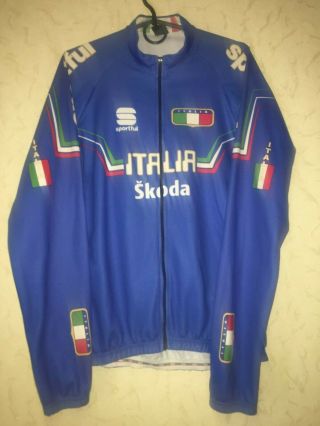 Very Rare Vintage Italy Skoda Cycling Jacket