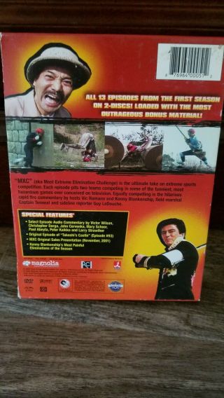 MXC Season One 1 (DVD 2 - Disc) Most Extreme Elimination Challenge rare oop 2