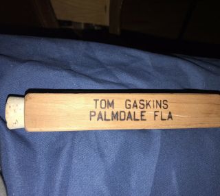 Rare Tom Gaskins Wild Turkey Call Palmdale Fla Wooden Game Call Vintage Hunting