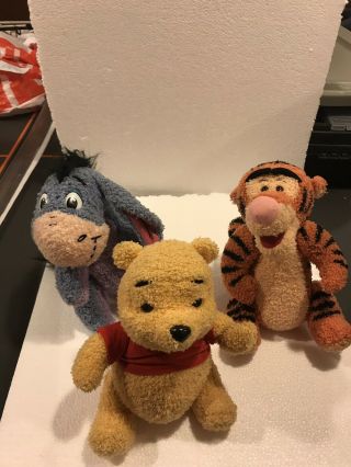 Vintage Winnie The Pooh,  Eeyore,  And Tigger Talking Stuffed Animals Very Rare