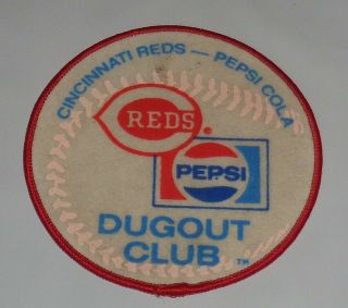 Rare Cincinnati Reds - Pepsi Cola " Dugout Club " Htf Collectible