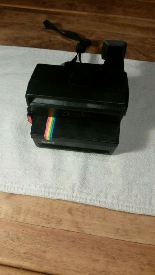Rare Polaroid Black Spirit Rainbow Vtg Polaroid Camera 600 - Film
